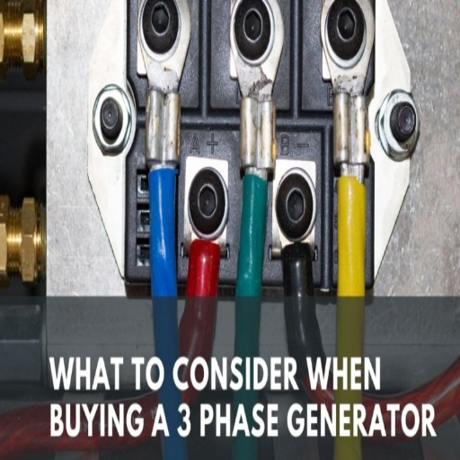 Selection Criteria for 3-Phase Generators